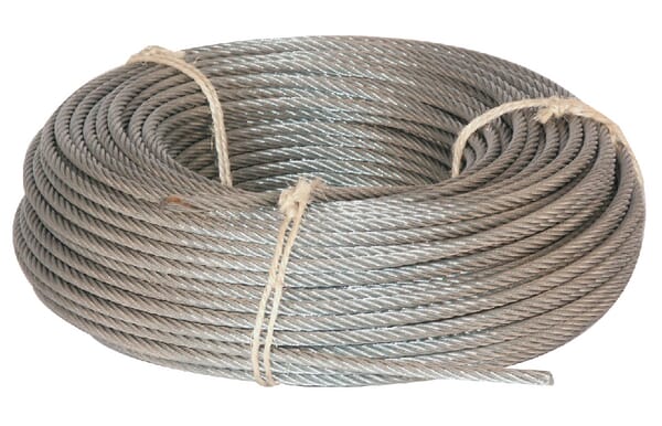 Ocelové lano, zinkováno