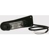 Marker light LED, 1/2.2W, rectangular, 12-24V, white/orange/red, 139x35x35mm, 6 LED's, Kramp