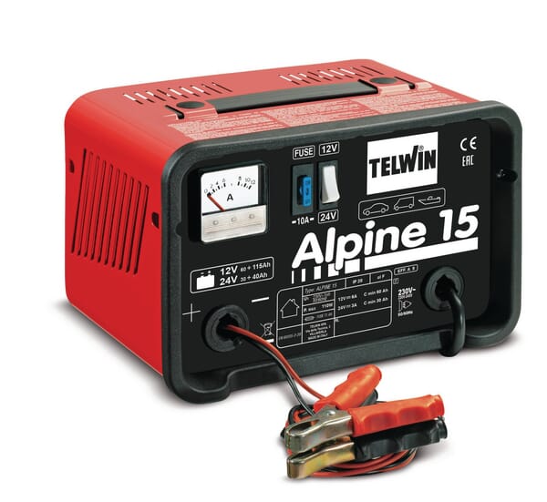 Chargeur de batterie ALPINE 15 12/24V · réf. 807544TEL