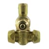 Braglia brass nozzle holders M75 with 2 connections and anti-drip valve