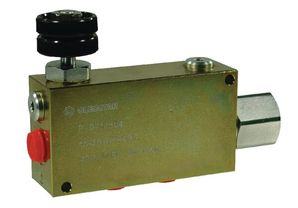 3cestný proudový regulační ventil ocelový