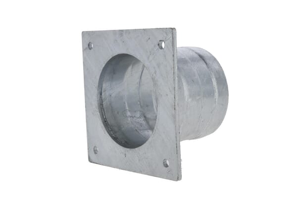 Příruba 8" s hadicovou koncovkou pro 160mm trychtýř