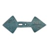 Cultivator point 445x185x20mm, reversible, curved, 2 hole