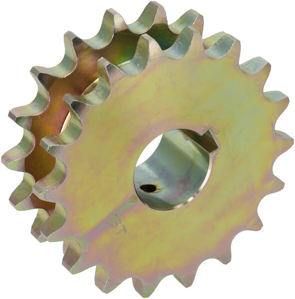 Pignon double 3/4" x 18T · réf. 1504013