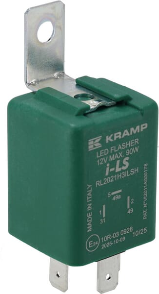 Relais clignotant LED ILS 12 V 3 pôles ISO max. 90 W — réf. RL2021H3ILSH
