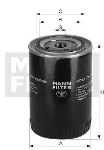 Filtre liquide refroidissement vue 2