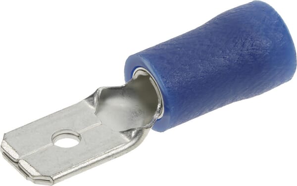 Buy Terminal Blade Male, Blue, 1.5-2.5mm² 6.3x0.8mm (100x), Kramp - KRAMP