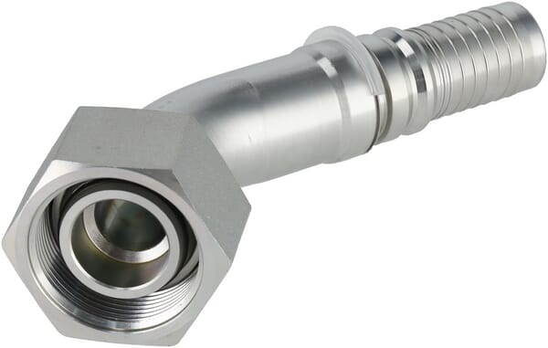 Raccord à sertir 4SH-DN25-30S-M42x2,0-45° · réf. DKOSH254245G2