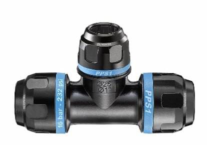 Raccord en T réducteur en aluminium 25-20-25 mm · réf. PPS1TR2520