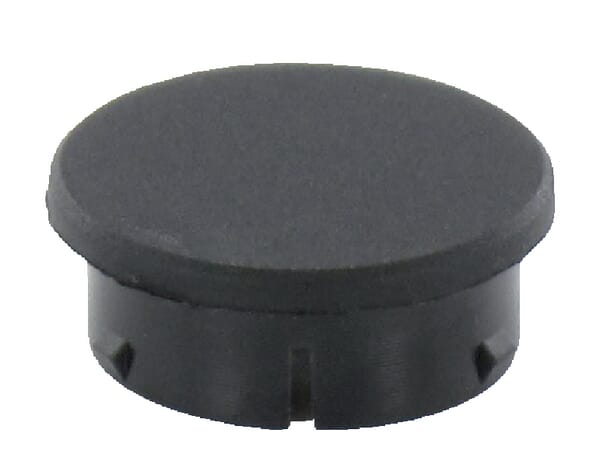 Chape bouton 18mm noir · réf. KNOP210K
