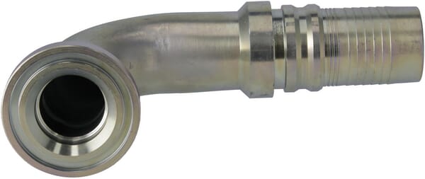 Raccord à sertir 4SH-DN40 avec flasque ø60,3 mm 90° · réf. SFLH402490G2
