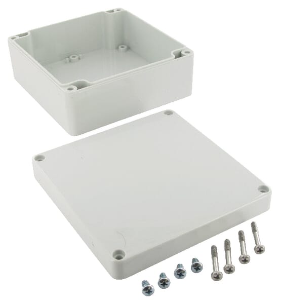 Boîtier polycarb. 120x122x85mm vue 2
