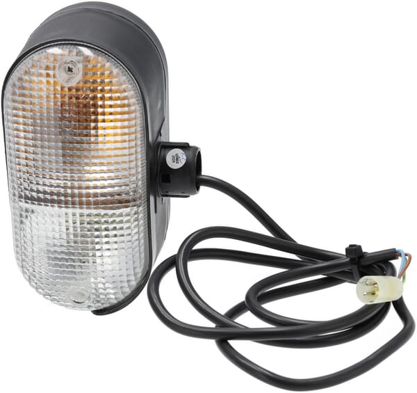 Feu de direction et de position, halogène, droit, adaptable pour CNH — réf. 3470104IAM