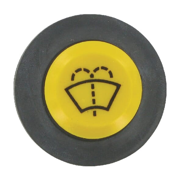 Interrupteur à poussoir, essuie-glaces, rond, jaune vue 4