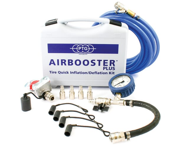 Sada pro huštění a vypouštění pneumatik