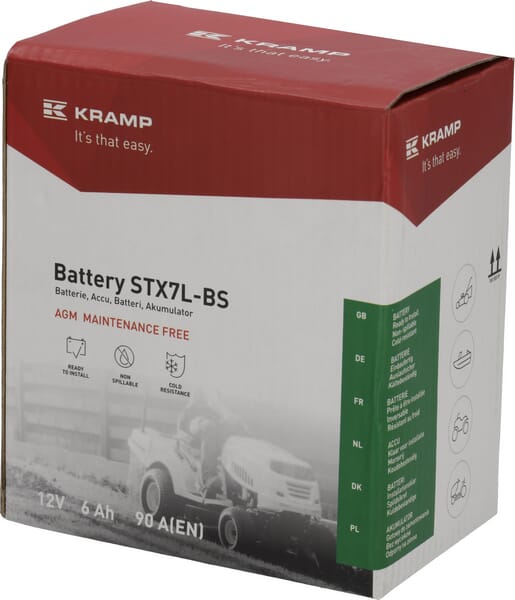 Batterie 12V 6Ah 90A fermée Kramp vue 3