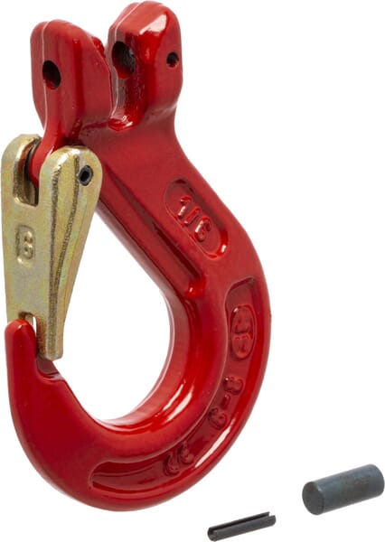 Závěsný hák + bezpečnostní svorka 6mm