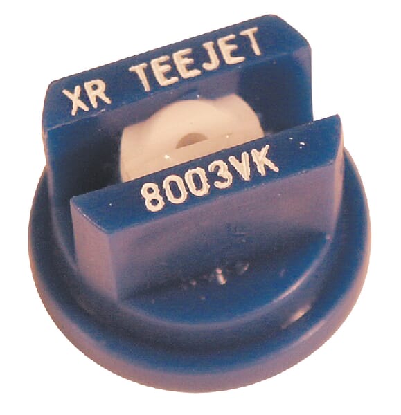 Buse à jet plat XR 80° 03 bleu céramique TeeJet · réf. XR8003VK