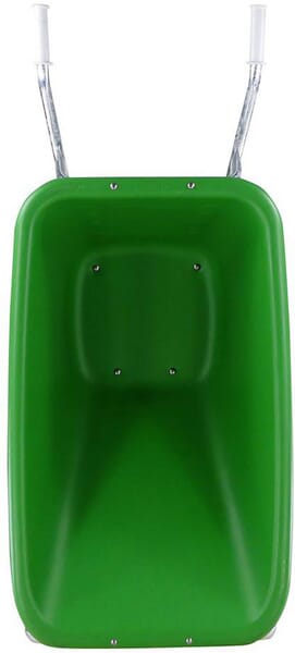 Brouette F&S 165-2 vert vue 2