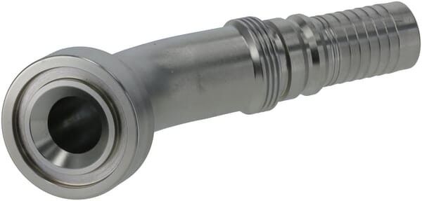 Raccord à sertir 4SH-DN25 avec flasque ø47,6 mm 45° · réf. SFSCH251645G2