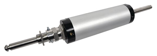 Vérin pneumatique 8"+ tige de piston traversante — réf. 8008300KR