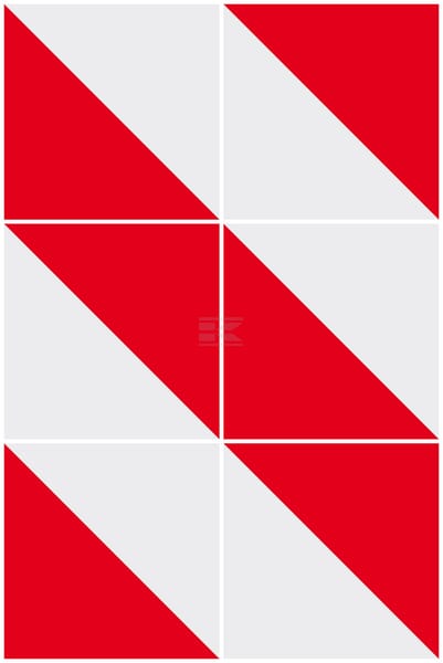 Panneau d’avertissement 423x282 droit ECE R86 vue 2