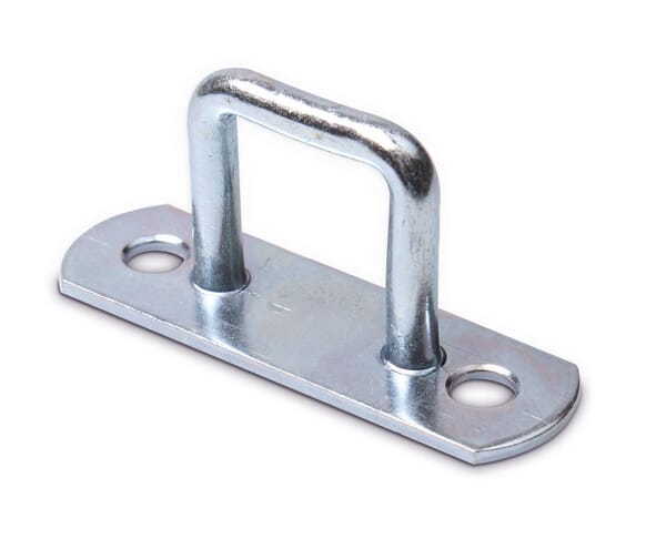 Attache de sangle, H= 20 mm, distance entre les trous= 51 mm, zinc · réf. PL10440
