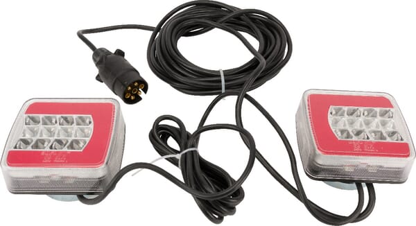 Kit signalisation LED feux arrière câble 7,5 m magnétique — réf. LA65007