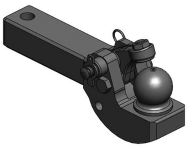 Pièce d'attelage K80 vue 2