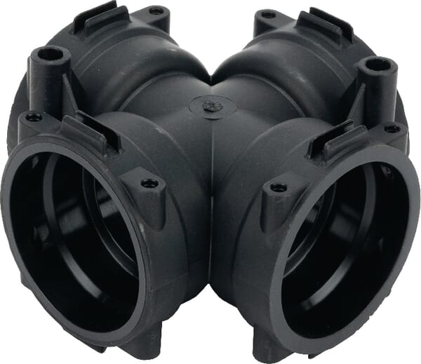 Raccord 4 voies T6 4 · réf. 159066