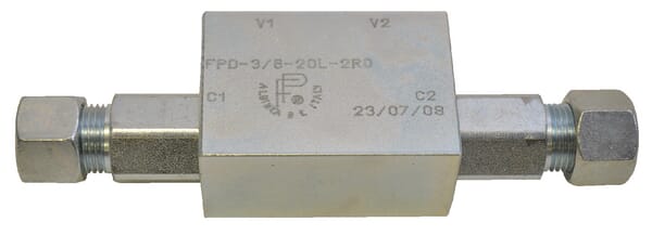 Clapet anti-retour piloté 3/8" vue 2