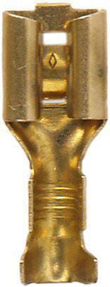 Fiche à lame femelle, orange, 2,5 mm² 6,3 mm · réf. 1440000042