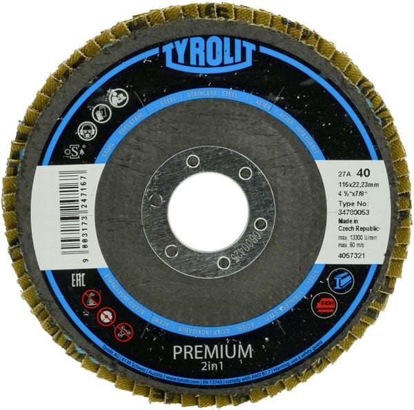 Disque à lamelles 115 mm K40 Form 27A — réf. 34780053