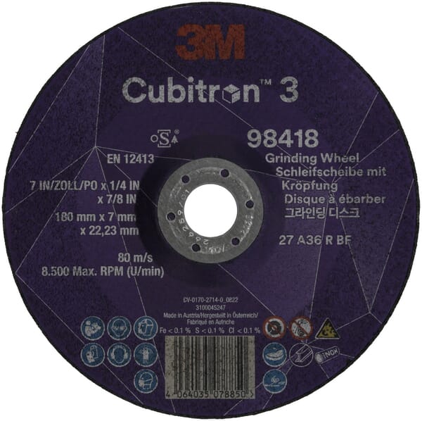 Odhrotovací kotouč Cubitron 3 180 mm