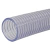 PVC suction and delivery hose with steel spiral