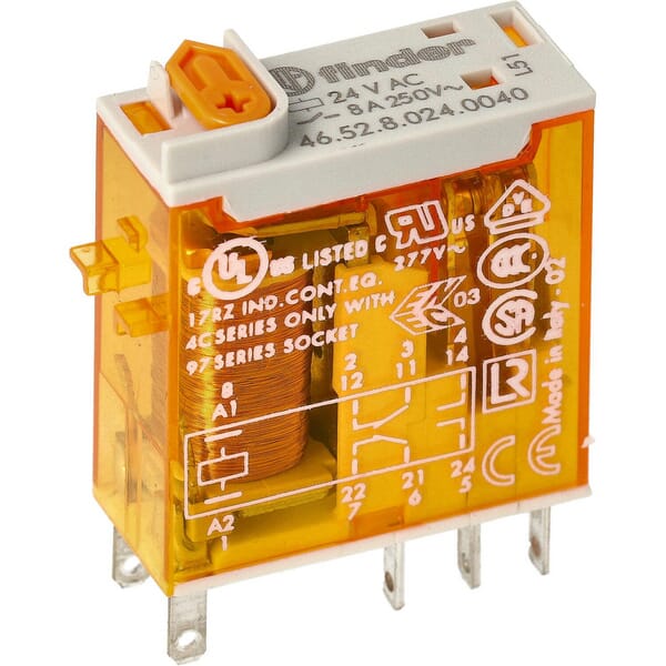 Relais 2W 8A 24V AC · réf. 465280240040