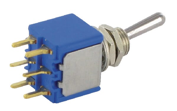Interrupteur mini ON-ON 2-pol. vue 2