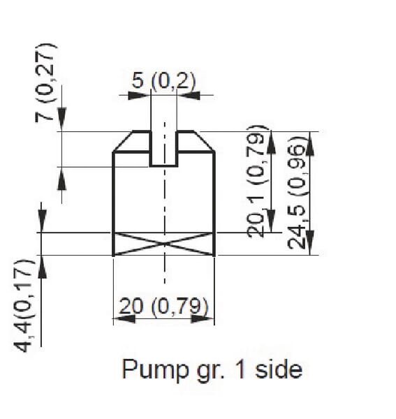 MPP pompkopp. voor AC motor vue 3