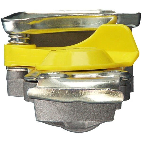 Tête d'attelage ouverte M22x1.5 jaune vue 2