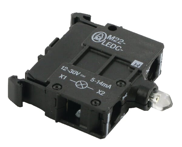 Elément LED blanc 12-30V base · réf. M22LEDCW