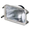 Headlight insert Halogen, rectangular, transparent, 167x74x106.7mm, Cobo