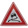 Výstražný trojúhelník „Znečištěná vozovka“