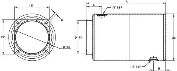 Réservoir MPP 5 l court vue 2