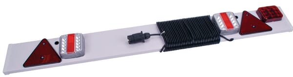 Panneau lumineux LED 12V 4 pieds, câble 12 m, prise 7 broches — réf. LA91292KR