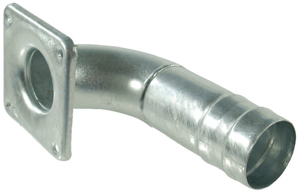 Oblouk 90°+příruba +Vývodka/hubice 4"