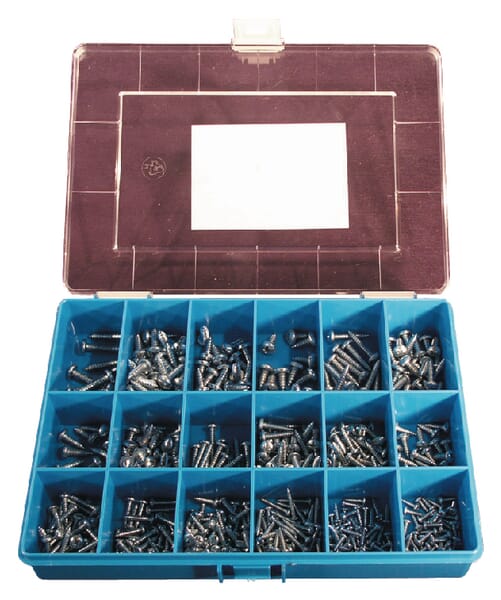 Assortim. vis à tôle 18/7981C — réf. DIN7981CASS