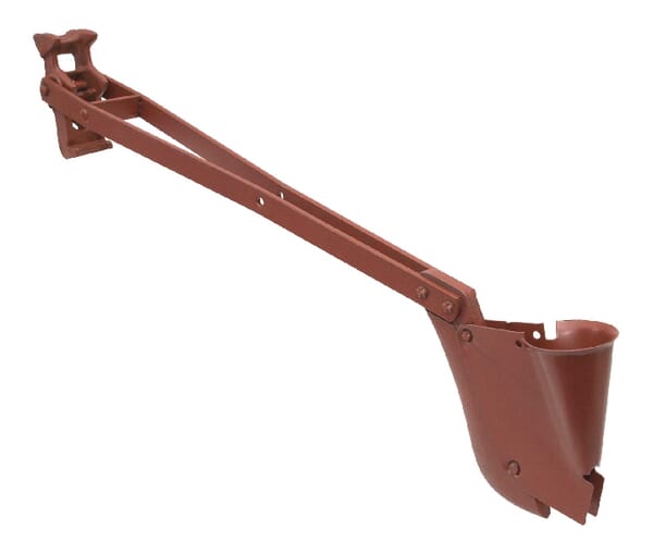 Support de fer pour soc semeur, long 550 mm — réf. 61003043090050