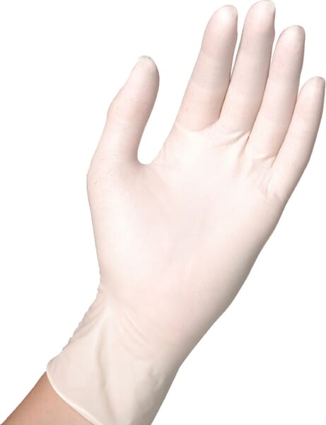 Jednorázové latexové rukavice, bez pudru