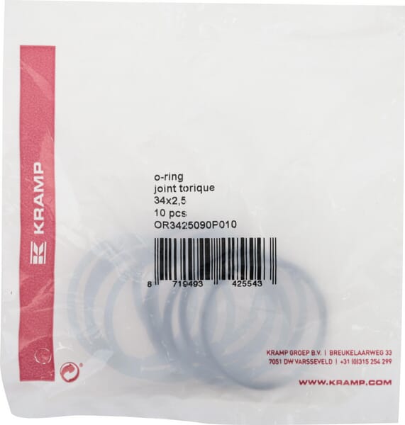 Joint torique 34x2,5 90 shore 10x — réf. OR3425090P010