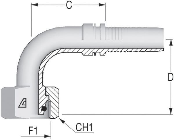 Embout F NS-DN32-38S-M52x2 90 vue 2